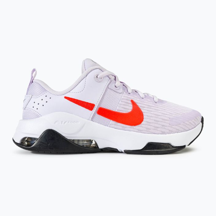 Nike Zoom Bella 6 γυναικεία παπούτσια ελάχιστα σταφύλι / μαύρο / λευκό / κόκκινο βυσσινί 2