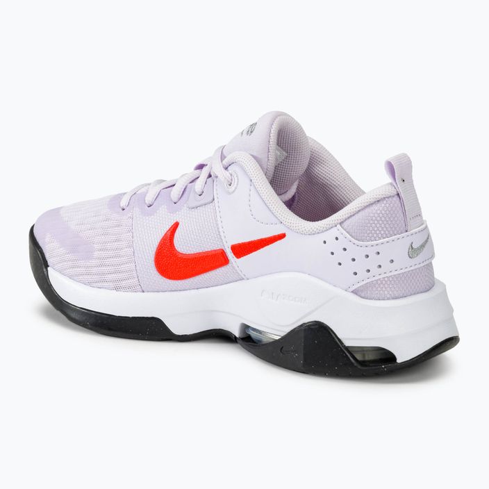 Nike Zoom Bella 6 γυναικεία παπούτσια ελάχιστα σταφύλι / μαύρο / λευκό / κόκκινο βυσσινί 3