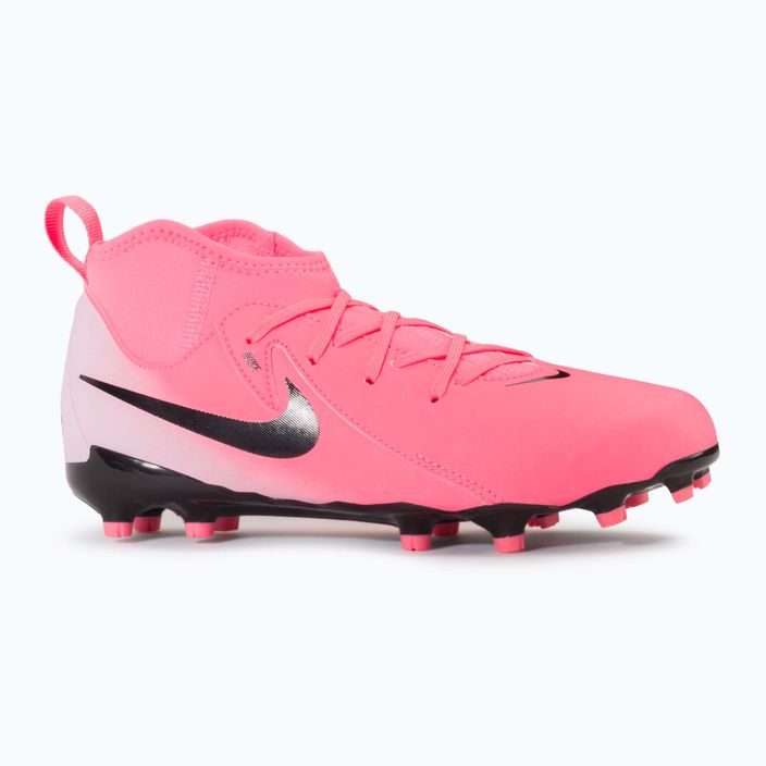 Nike Phantom Luna II Academy FG/MG Junior ηλιοβασίλεμα παλμό / μαύρο παιδικά ποδοσφαιρικά παπούτσια 2