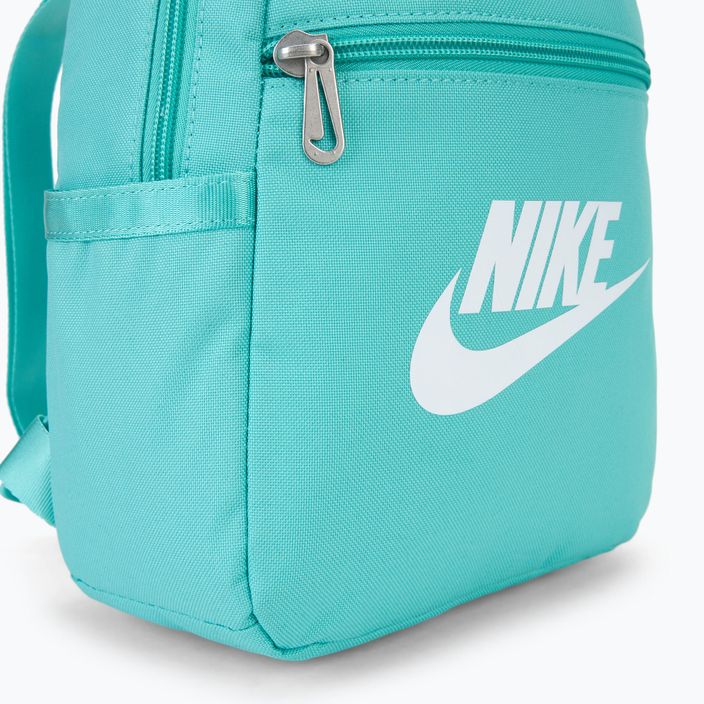 Γυναικείο σακίδιο πλάτης Nike Sportswear Futura 365 Mini 6 l πράσινο παγωμένο / πράσινο παγωμένο / λευκό 4