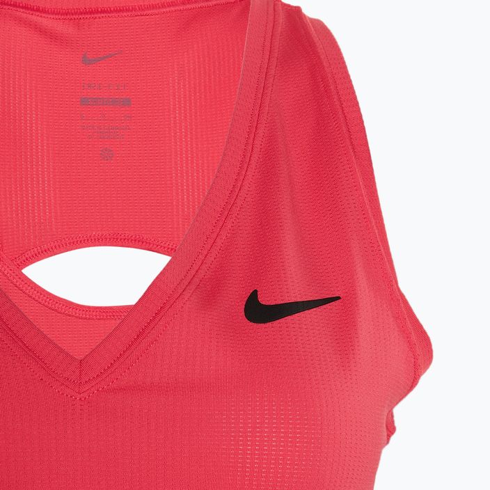 Γυναικεία μπλούζα για τένις Nike Court Dri-Fit Victory Tank aster ροζ/μαύρο 3