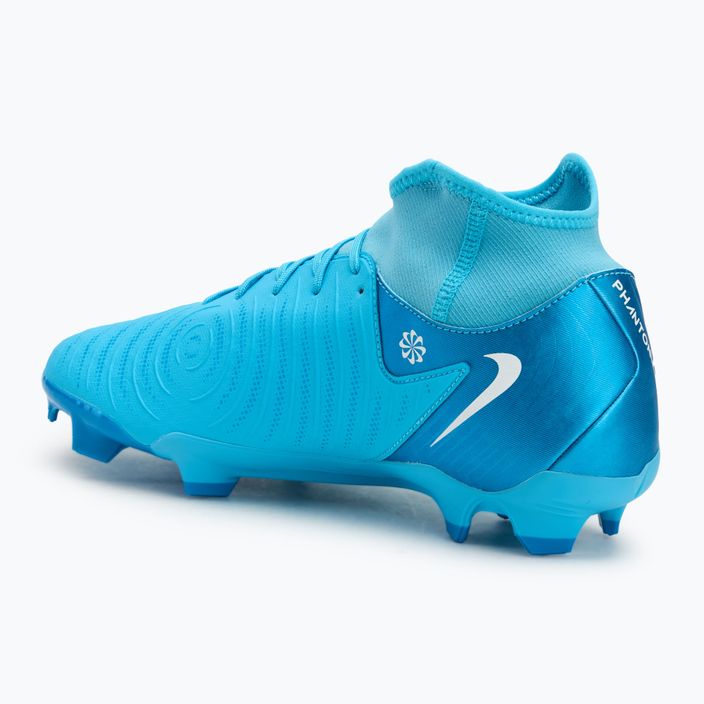 Nike Phantom Luna II Academy FG/MG μπλε μανία/λευκό ποδοσφαιρικά παπούτσια 3