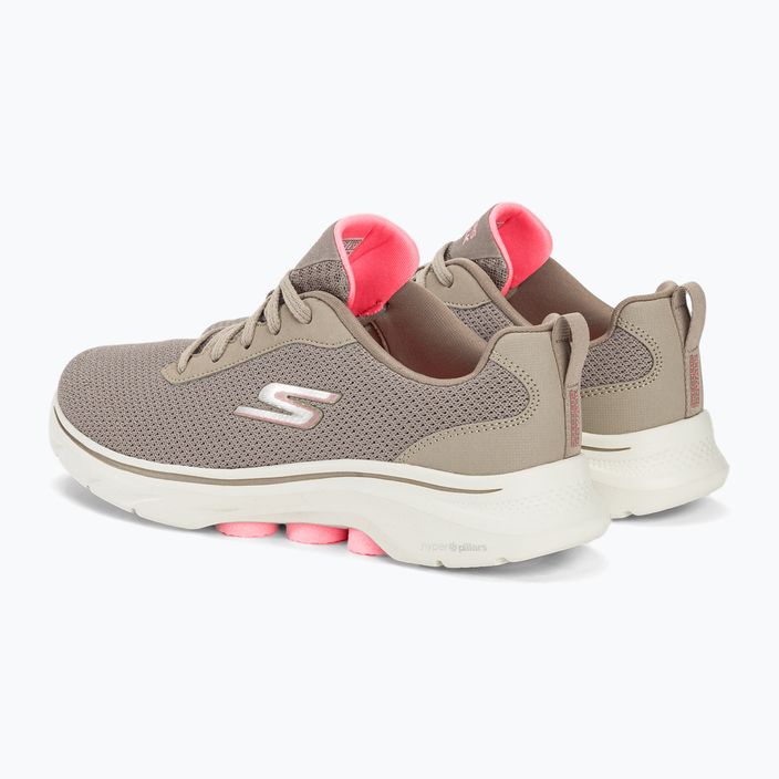 Γυναικεία παπούτσια SKECHERS Go Walk 7 Clear Path taupe/pink 3