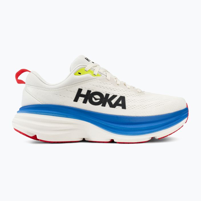 HOKA Bondi 8 ανδρικά παπούτσια για τρέξιμο blanc de blanc/virtual blue 2