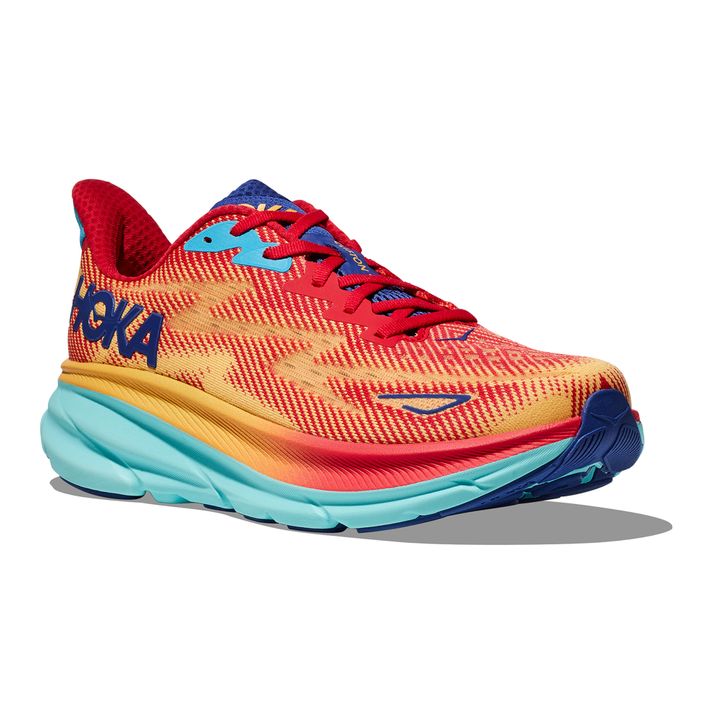 Ανδρικά παπούτσια τρεξίματος HOKA Clifton 9 Wide cerise/cloudless 2