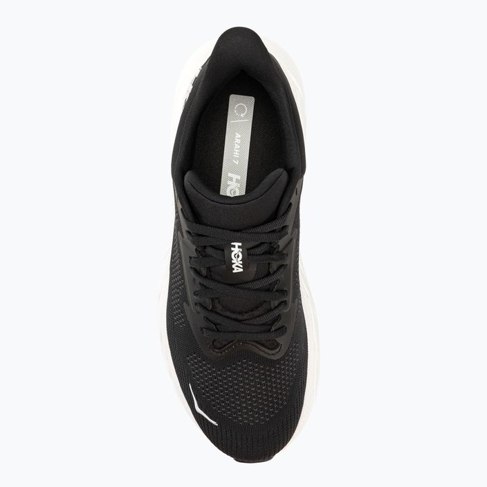 Ανδρικά παπούτσια τρεξίματος HOKA Arahi 7 Wide μαύρο/λευκό 5