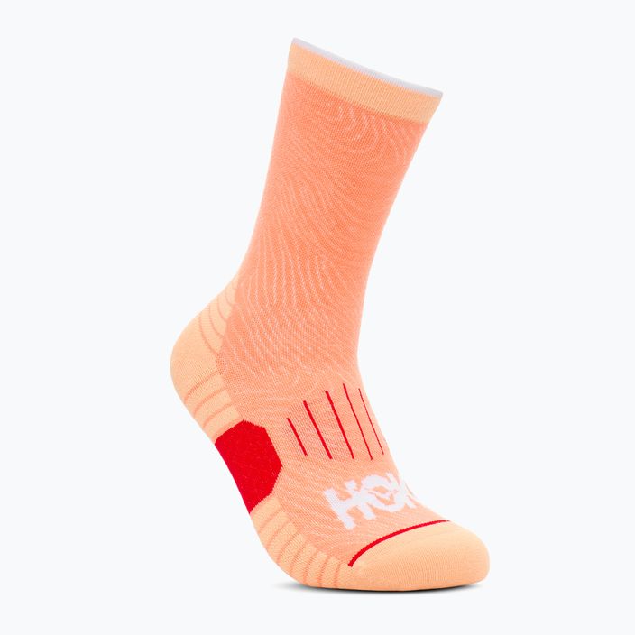 HOKA Crew Run Sock 3 ζευγάρια κάλτσες τρεξίματος cerise/papaya/aura 3