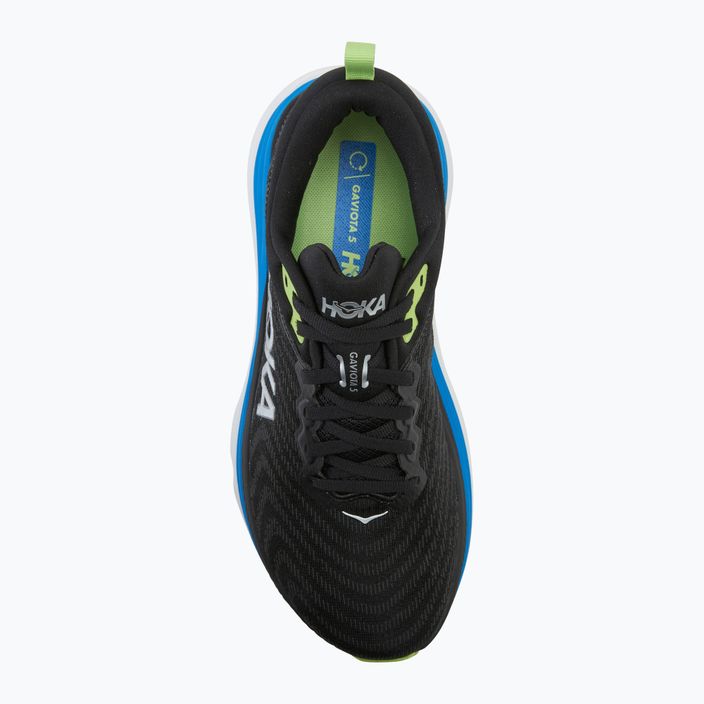 Ανδρικά παπούτσια για τρέξιμο HOKA Gaviota 5 black/electric cobalt 5