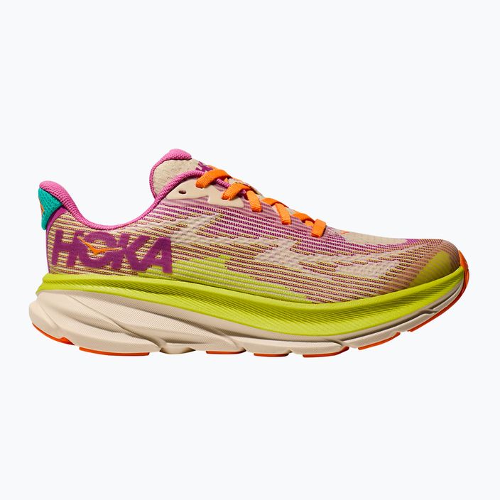 HOKA Clifton 9 φούξια/βανίλια παιδικά παπούτσια για τρέξιμο 9