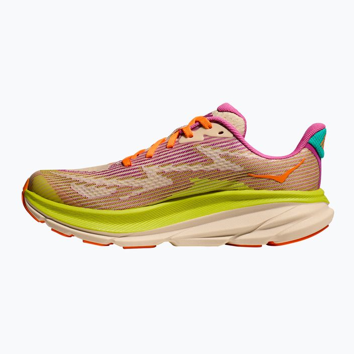 HOKA Clifton 9 φούξια/βανίλια παιδικά παπούτσια για τρέξιμο 10