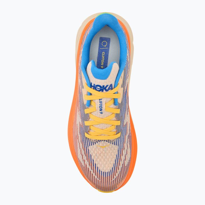 HOKA Clifton 9 ultramarine/electric tangerine παιδικά παπούτσια τρεξίματος 5