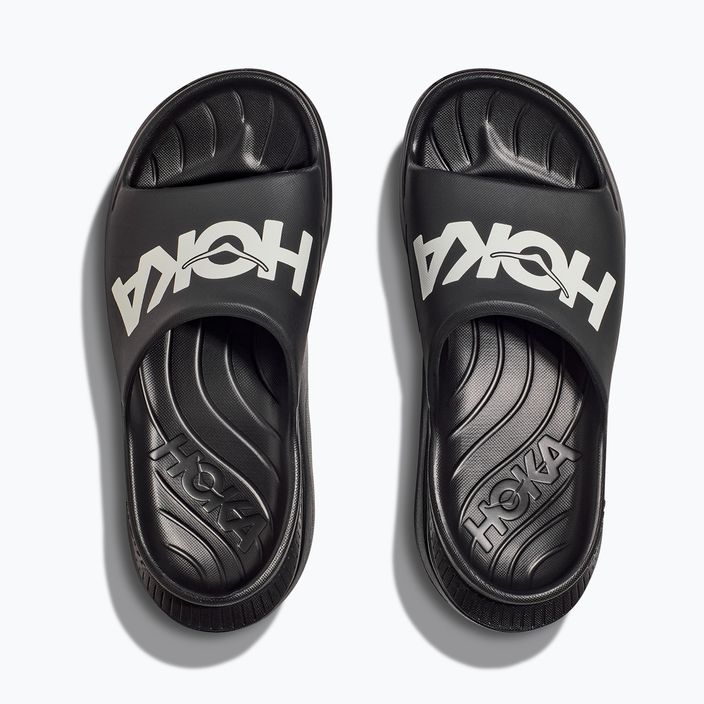 HOKA Ora Athletic Slide μαύρο/λευκό σαγιονάρες 8