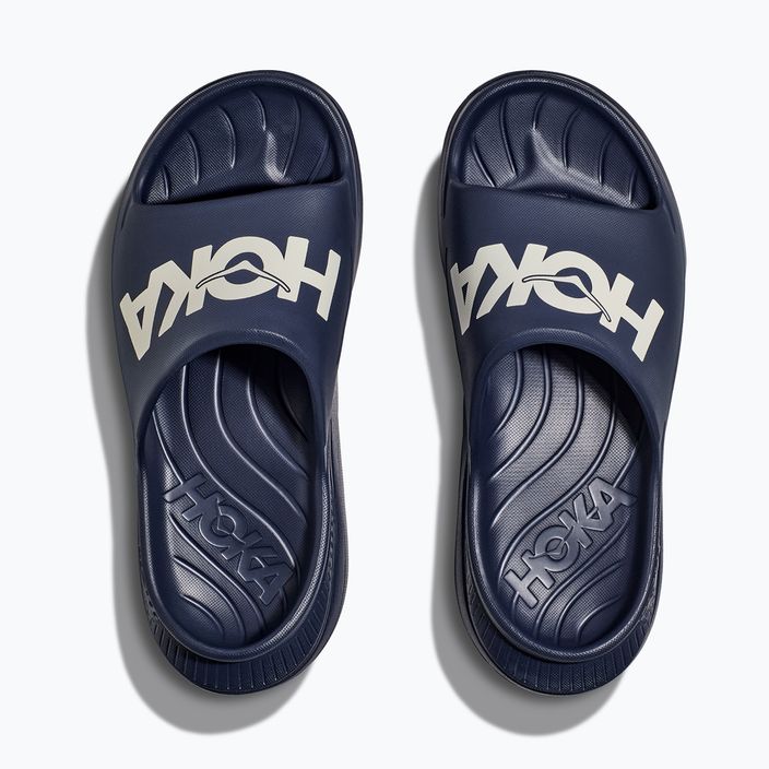 HOKA Ora Athletic Slide σαγιονάρες varsity navy/λευκό 8