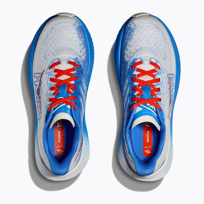 Ανδρικά παπούτσια τρεξίματος HOKA Mach 6 λευκό/virtual blue 12