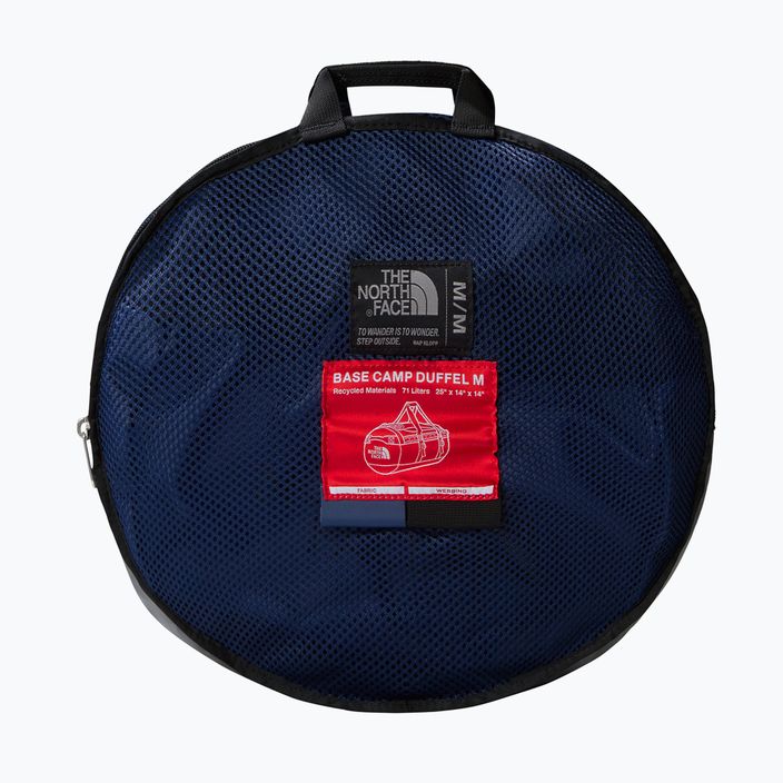 Τσάντα ταξιδιού The North Face Base Camp Duffel M 71 l summit navy/black/npf 4