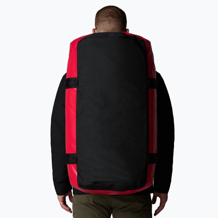 Τσάντα ταξιδιού The North Face Base Camp Duffel L 95 l red/black/npf 5