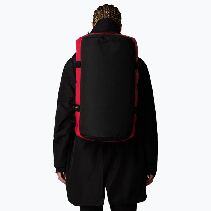 Τσάντα ταξιδιού The North Face Base Camp Duffel S 50 l red/black/npf 6