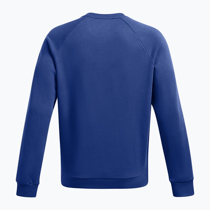 Ανδρική μπλούζα Under Armour Rival Fleece Crew tech blue/white 2