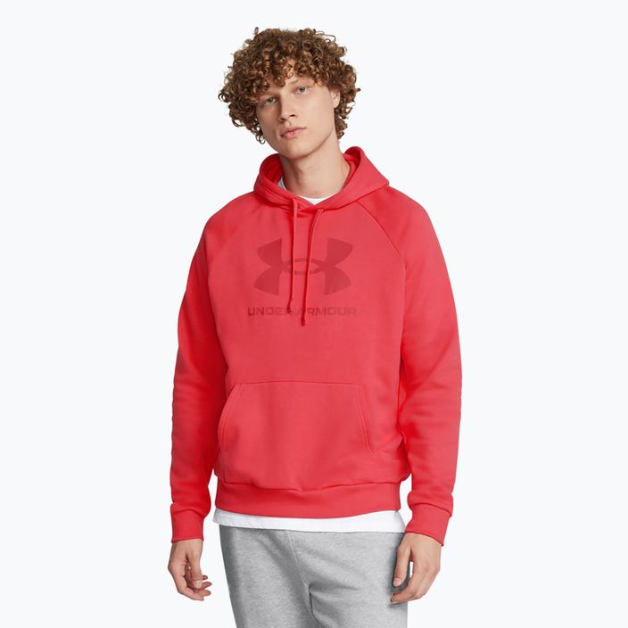 Under Armour ανδρικό φούτερ Rival Fleece Logo HD racer red/inferno red