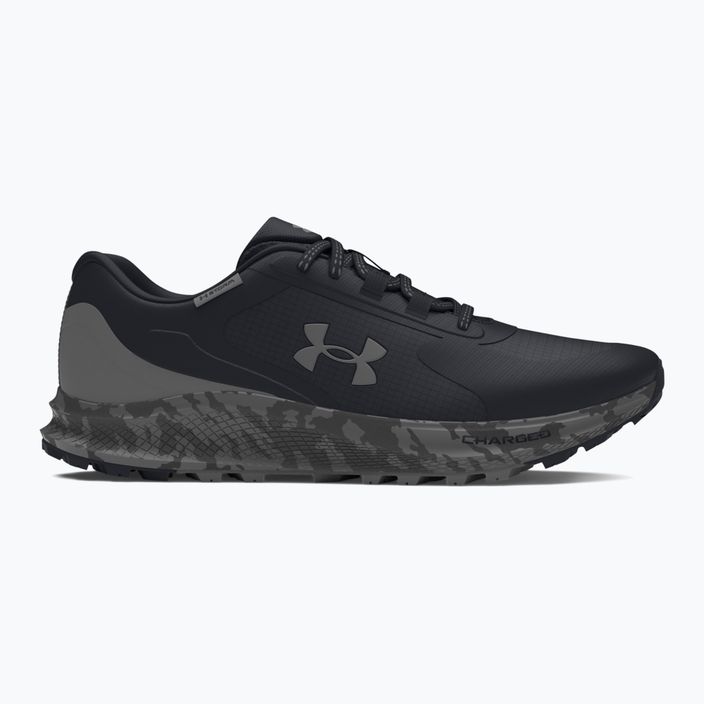 Under Armour Charged Bandit Trail 3 ανδρικά παπούτσια για τρέξιμο μαύρο/castlerock/λευκό 2