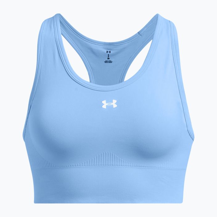 Under Armour Vanish Seamless Mid Branded σουτιέν προπόνησης ορίζοντα μπλε/λευκό 3