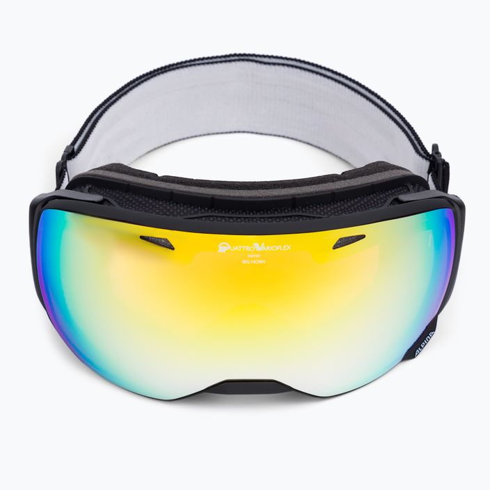 Γυαλιά σκι Alpina Big Horn QV black matt/gold sph 2