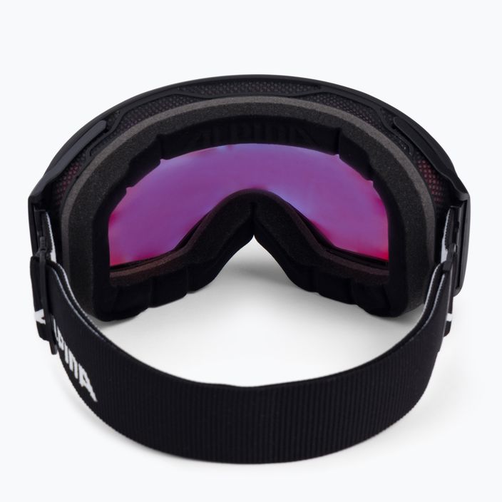 Γυαλιά σκι Alpina Big Horn QV black matt/gold sph 3