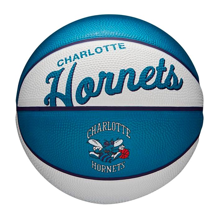 Wilson NBA Team Retro Mini Charlotte Hornets μπάσκετ WTB3200XBCHA μέγεθος 3 3