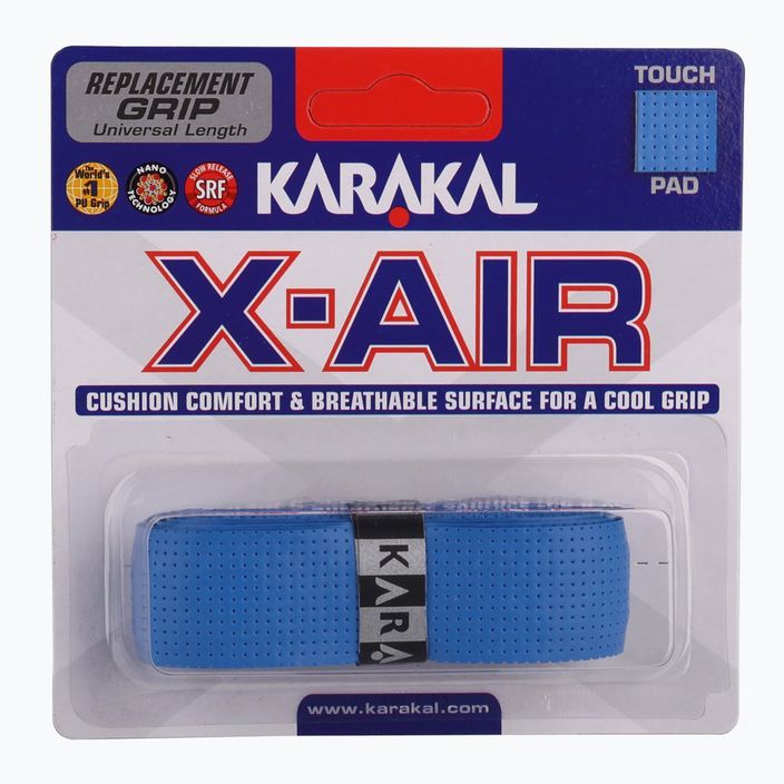 Τύλιγμα ρακέτας σκουός Karakal X-AIR Grip μπλε