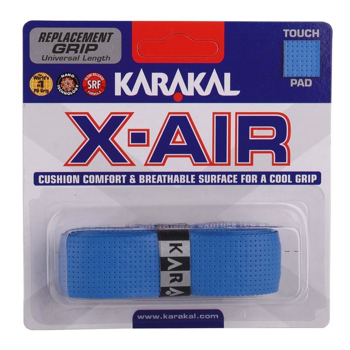 Τύλιγμα ρακέτας σκουός Karakal X-AIR Grip μπλε 2