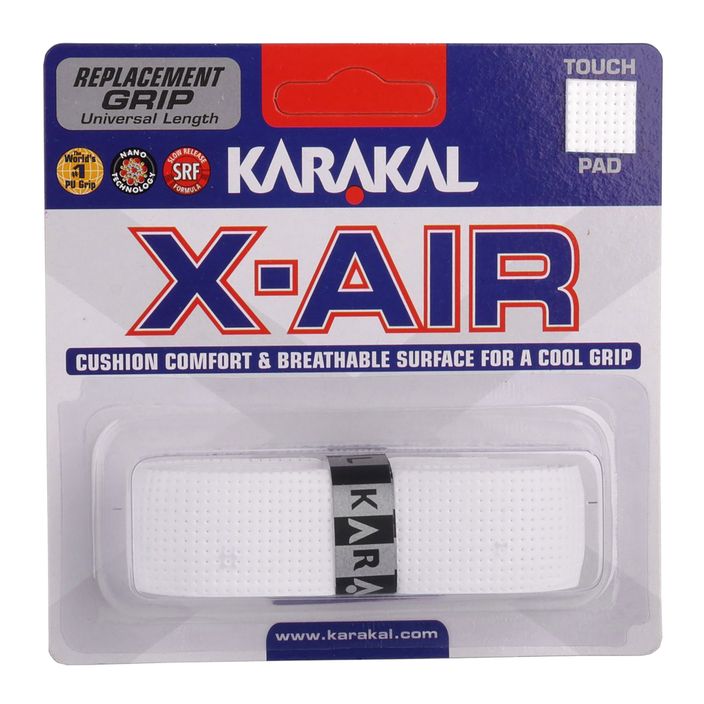 Karakal X-AIR Grip περιτύλιγμα ρακέτας σκουός λευκό 2
