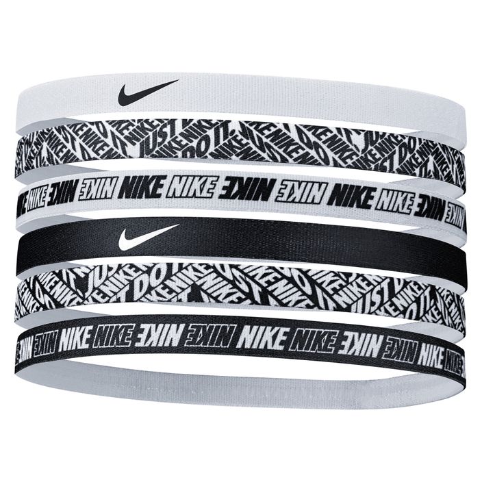 Nike Κεφαλόδεσμοι τυπωμένοι 6 τεμάχια λευκοί N0002545-176 2