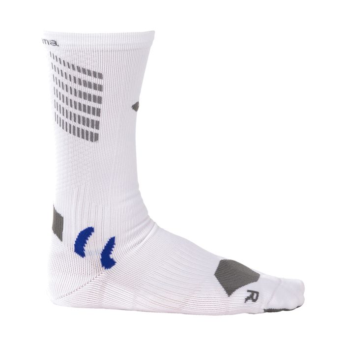 Joma Sock Medium Κάλτσες για τρέξιμο συμπίεσης λευκές 400287.200 2