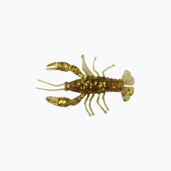 Καουτσούκ δόλωμα Relax Crawfish 1 Standard 8 pcs rootbeer-gold glitter CRF1-S