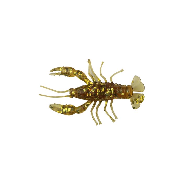 Καουτσούκ δόλωμα Relax Crawfish 1 Standard 8 pcs rootbeer-gold glitter CRF1-S 2