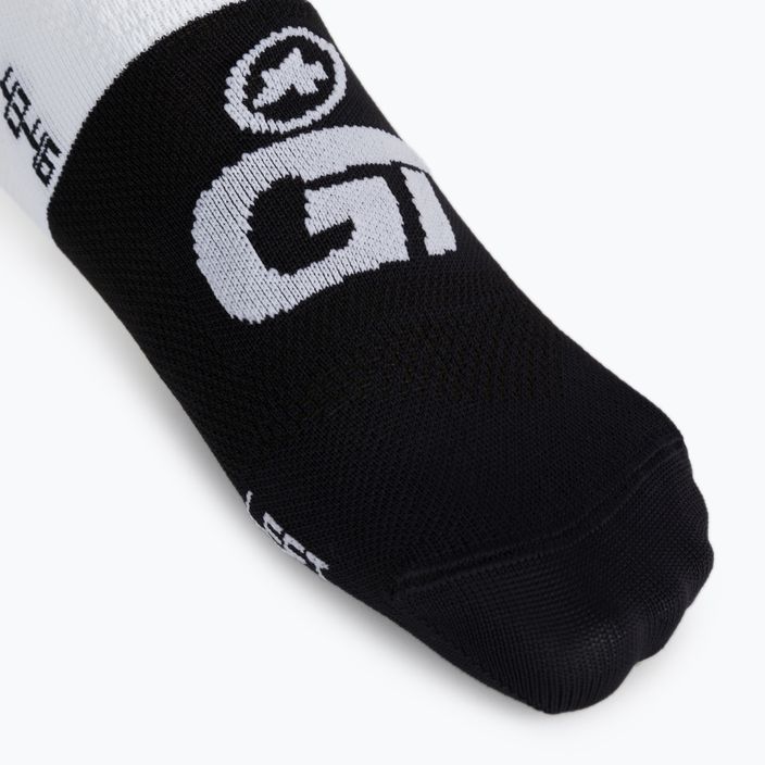 ASSOS GT C2 παιδικές ποδηλατικές κάλτσες λευκό και μαύρο P13.60.700.57 3