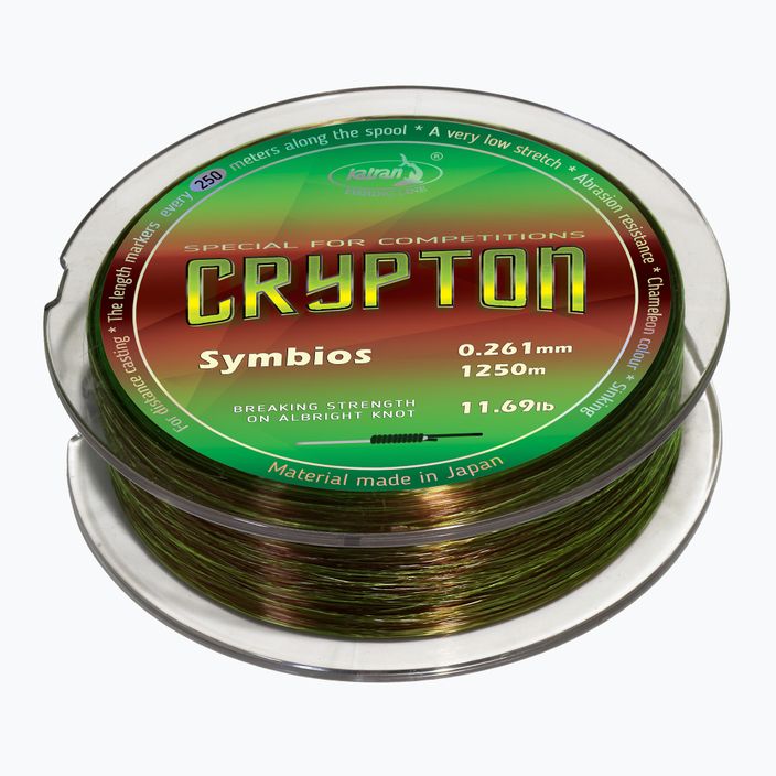 Γραμμή αλιείας κυπρίνου Katran Crypton Symbios πράσινο-καφέ