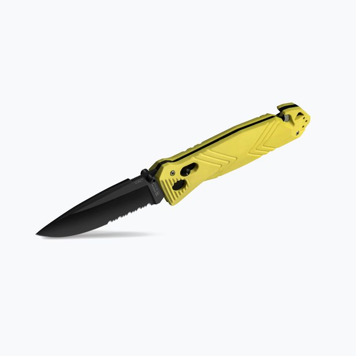TB Outdoor CAC Serration PA6 GF κίτρινο μαχαίρι πεζοπορίας 2