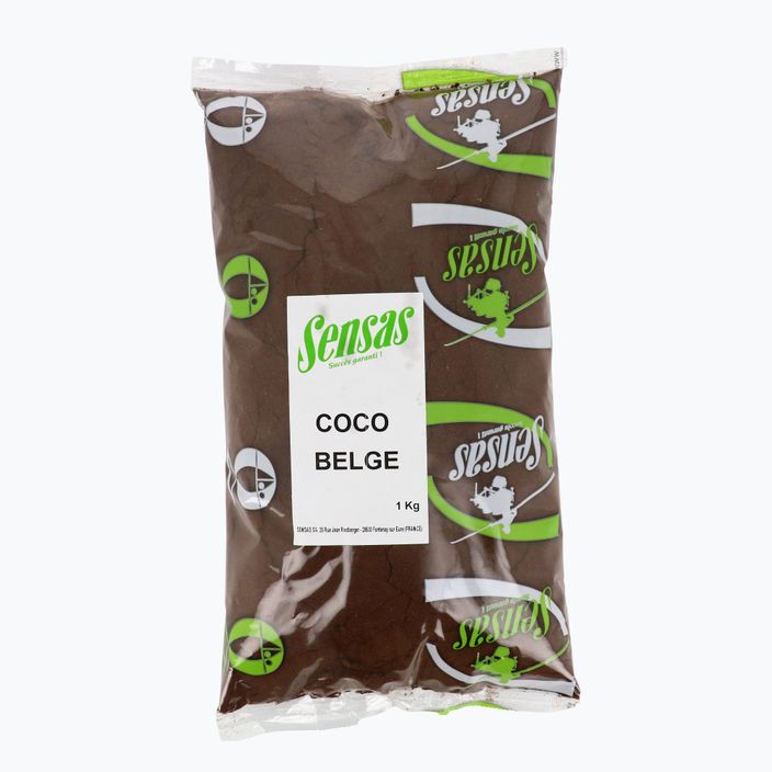 Sensas Coco Belge καφέ groundbait πρόσθετο 01812