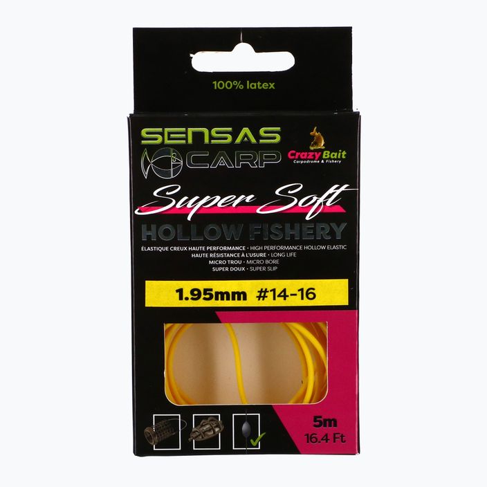 Sensas Hollow Fishery Super Soft αμορτισέρ στύλου κίτρινο 54503