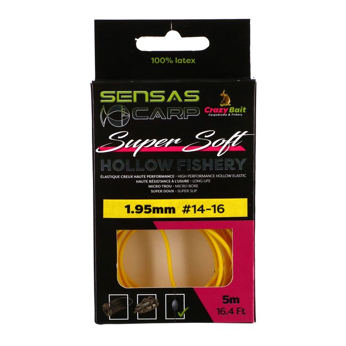 Sensas Hollow Fishery Super Soft αμορτισέρ στύλου κίτρινο 54503 2