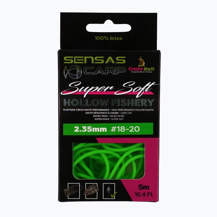 Sensas Hollow Fishery Super Soft πράσινο αμορτισέρ πόλο 54505