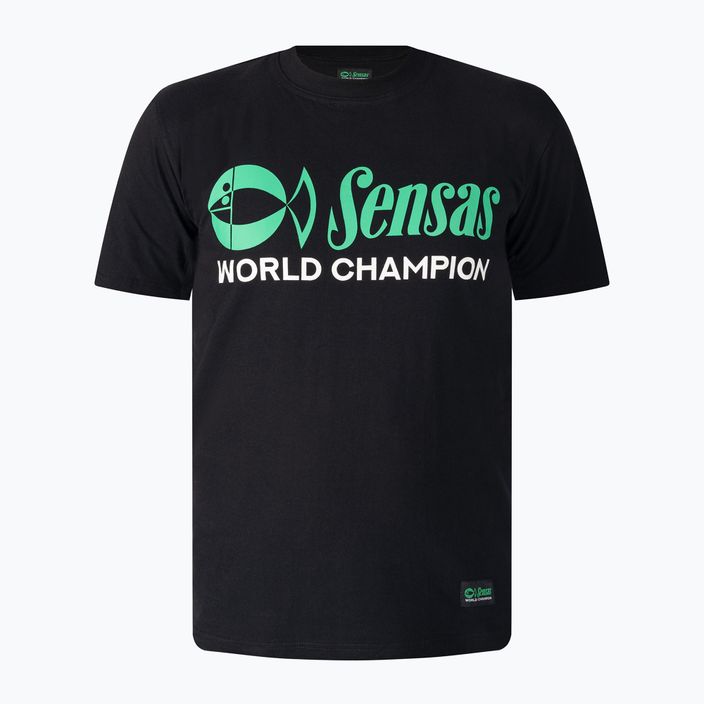 Sensas Παγκόσμιος Πρωταθλητής αλιείας T-shirt μαύρο 68003