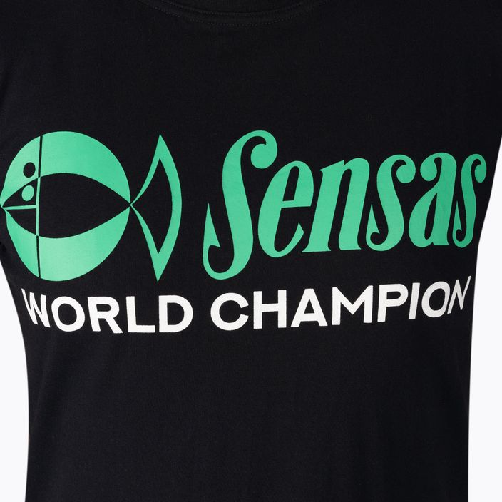 Sensas Παγκόσμιος Πρωταθλητής αλιείας T-shirt μαύρο 68003 3
