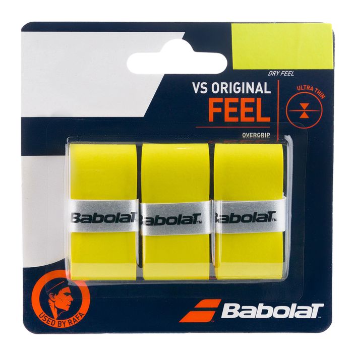 Babolat VS Original περιτύλιγμα ρακέτας τένις 3 τμχ κίτρινο 653040 2