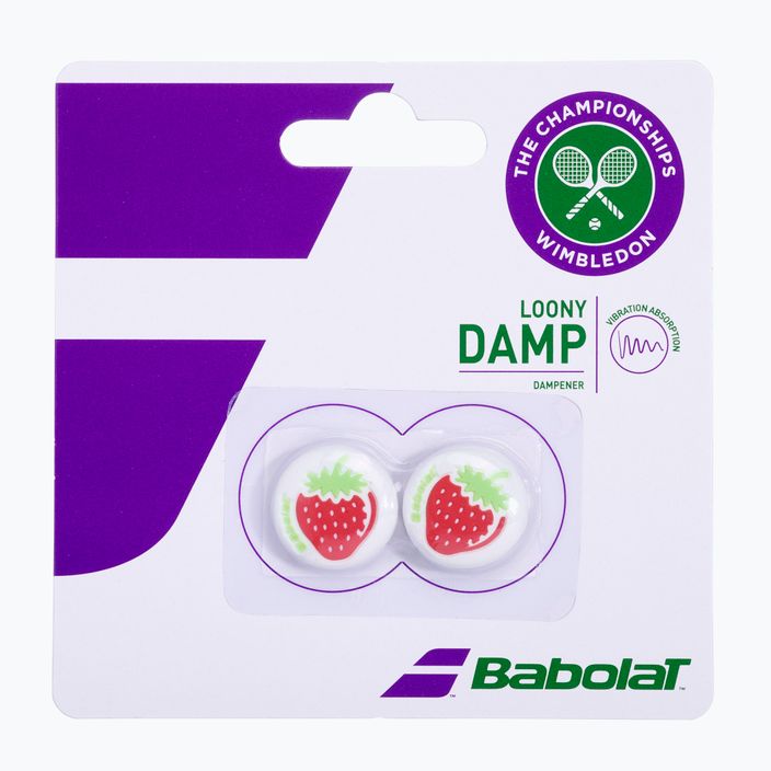Αποσβεστήρας φράουλας Babolat Wimbledon 2 τεμάχια κόκκινο και λευκό 700045 2