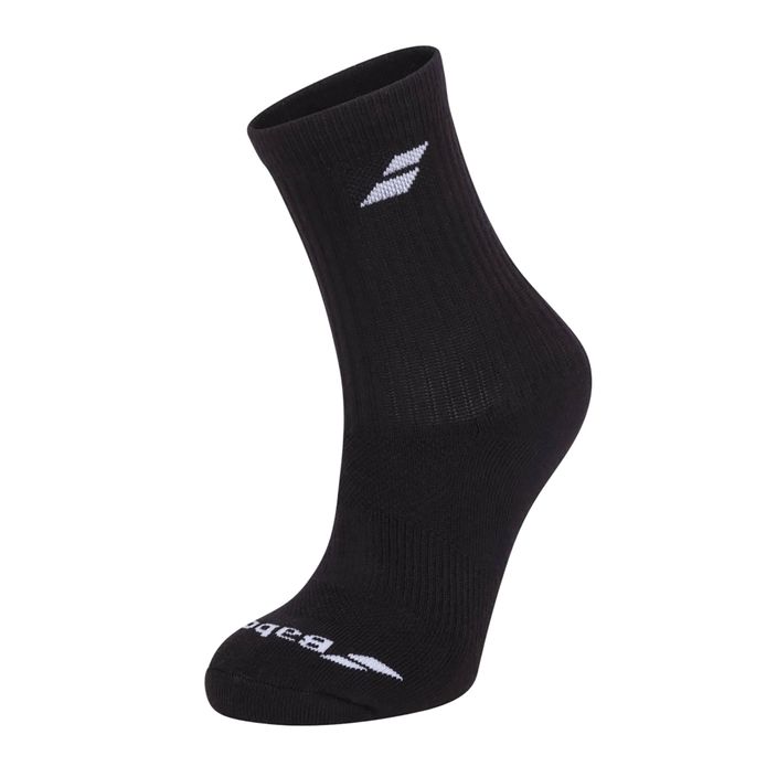 Κάλτσες Babolat 3 ζευγάρια μαύρες/μαύρες 2