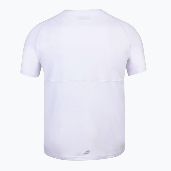 Babolat ανδρικό πουκάμισο τένις Play Crew Neck λευκό 3MP1011 2