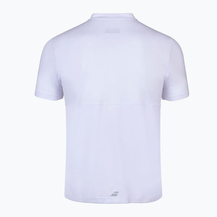 Ανδρικό μπλουζάκι πόλο τένις Babolat Play λευκό 3MP1021 3