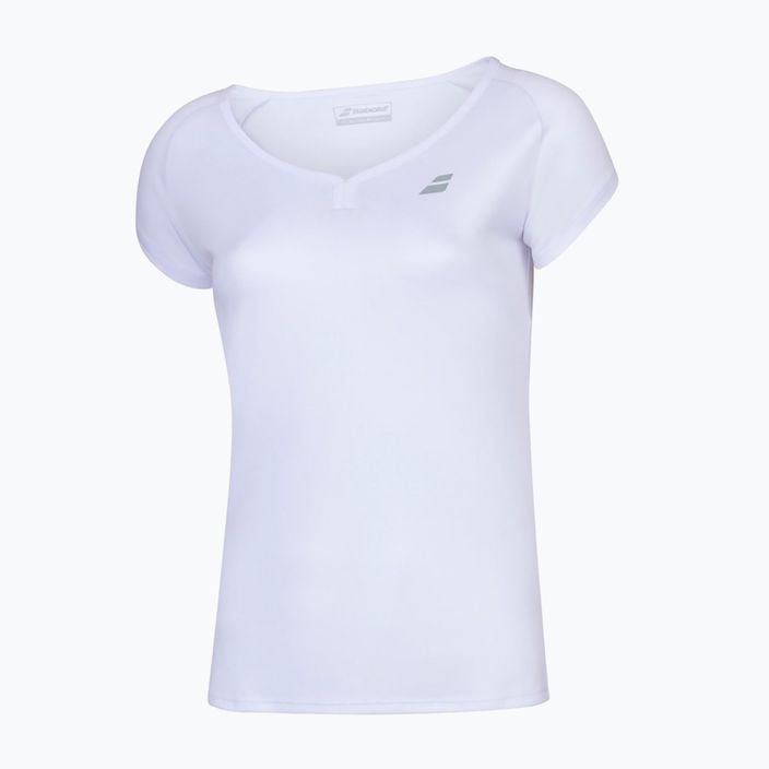 Babolat γυναικεία μπλούζα τένις Play Cap Sleeve λευκό/λευκό